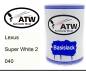 Preview: Lexus, Super White 2, 040: 500ml Lackdose, von ATW Autoteile West.